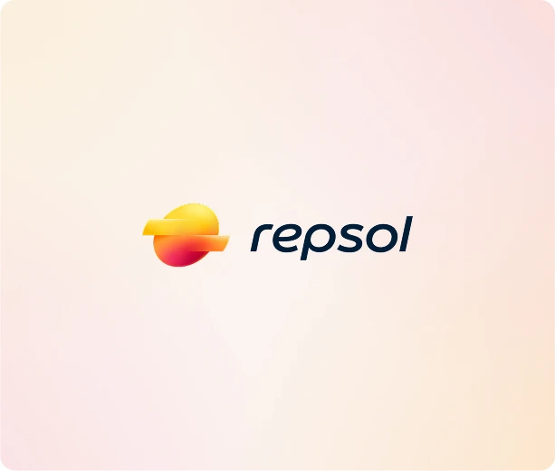 2025 年 Repsol 标志，repsol 一词采用小写字母